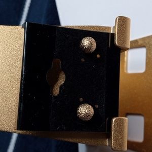 Gold tone ball earrings. $5 or 5 for $20